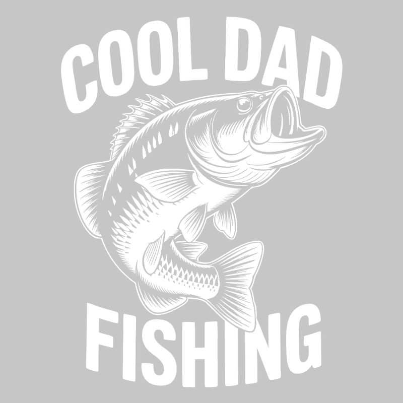 Conception de pêche cool pour papa