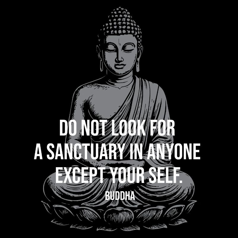 Conception de citations du Bouddha pour l’auto-sanctuaire