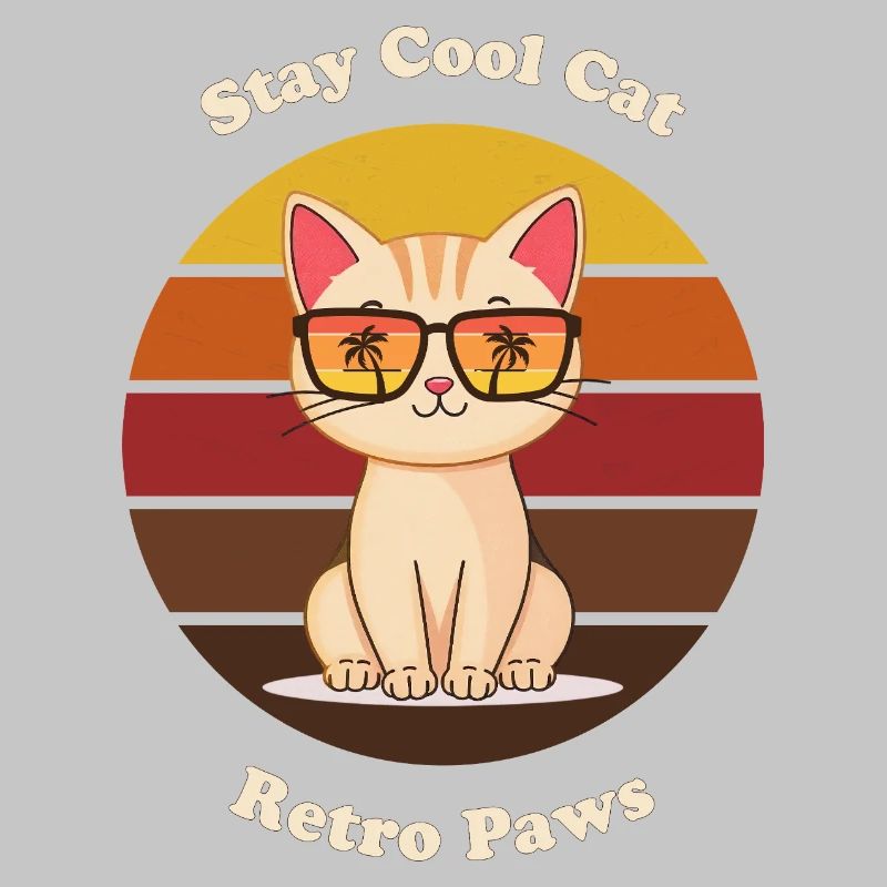 Retro Cool Cat