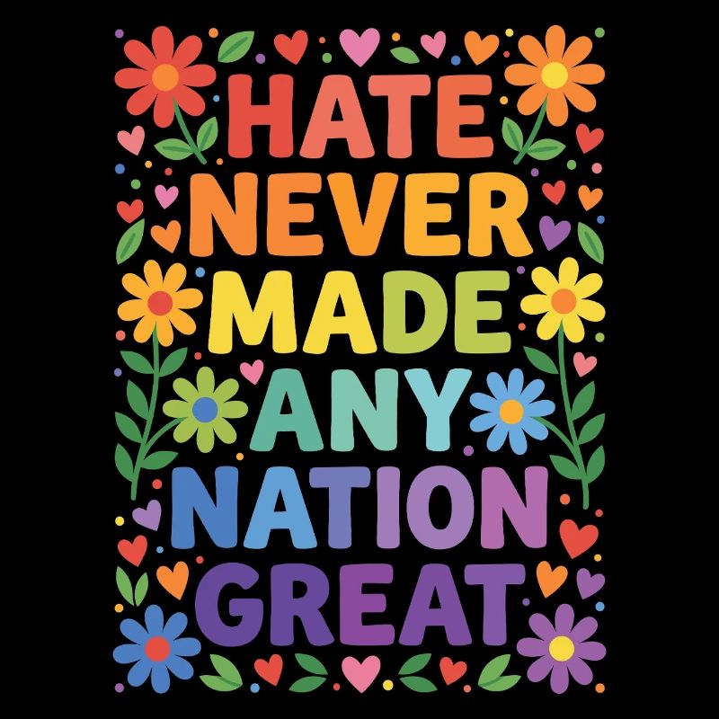 LGBTQ Pride Month/Hate Never Made Any Nation Great