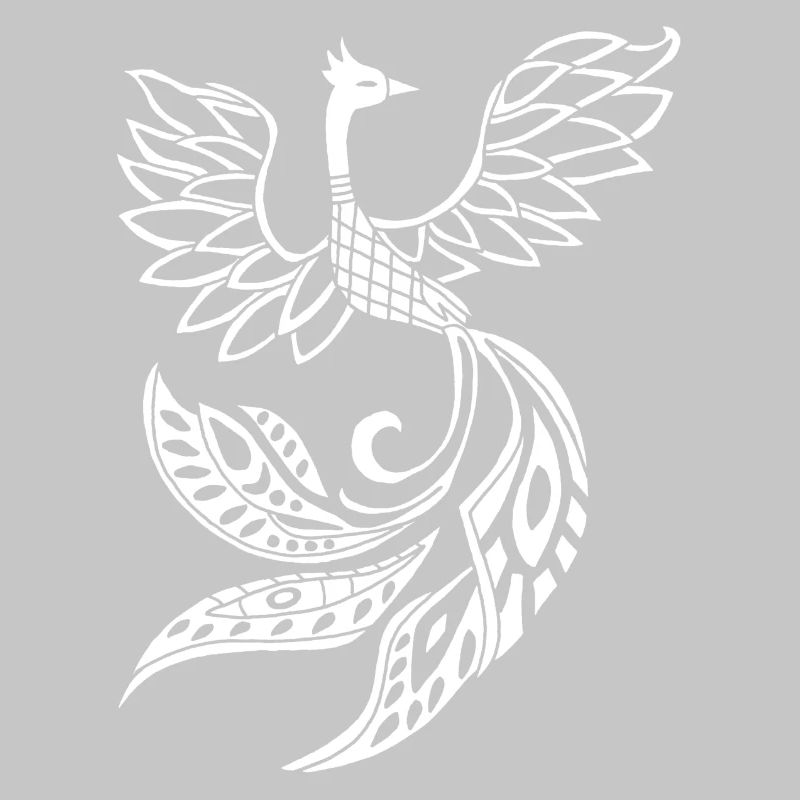 Weißer Phönixvogel