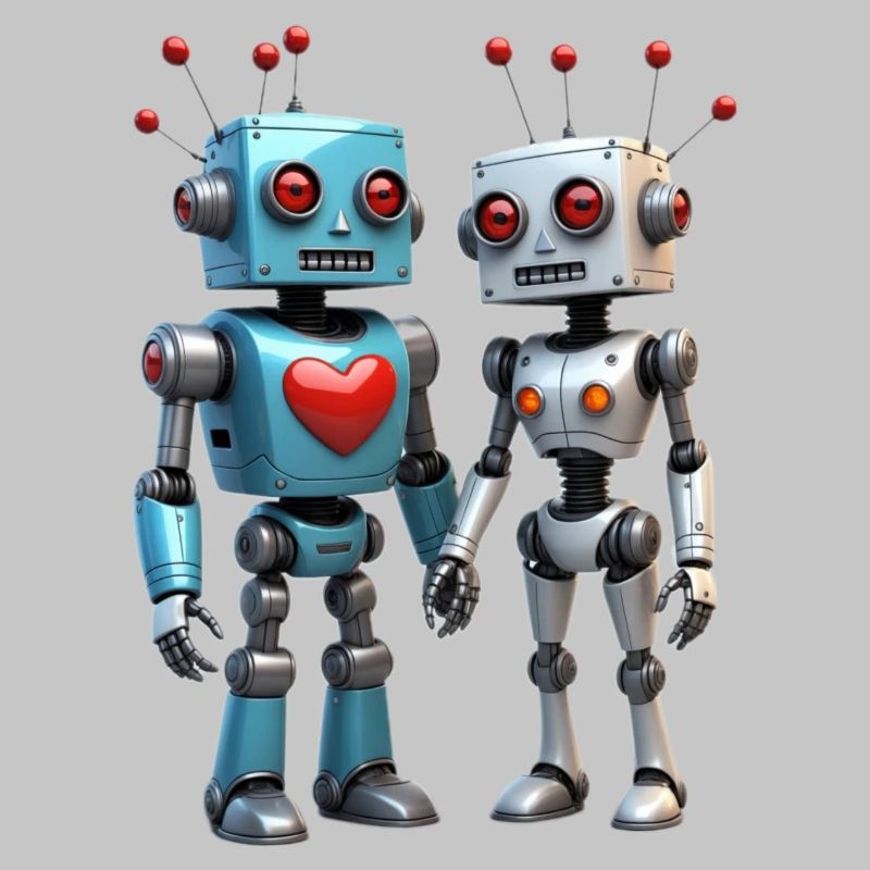 Roboter Pärchen