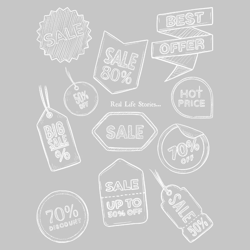 Tableau noir vente Doodles