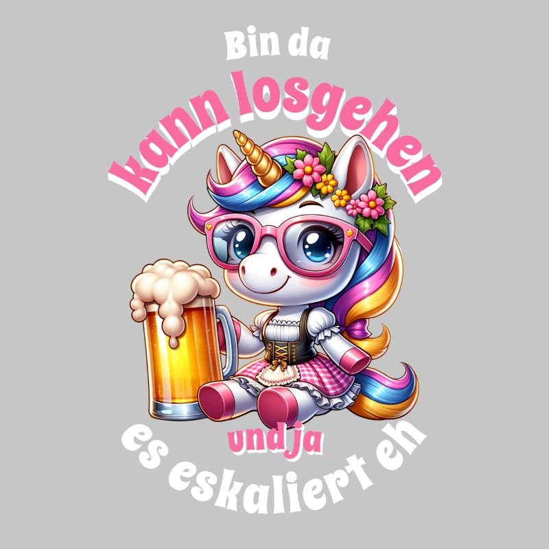 Kleines Einhorn Bierfreude