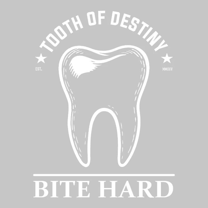 Funny Teeth Design – Bite Hard