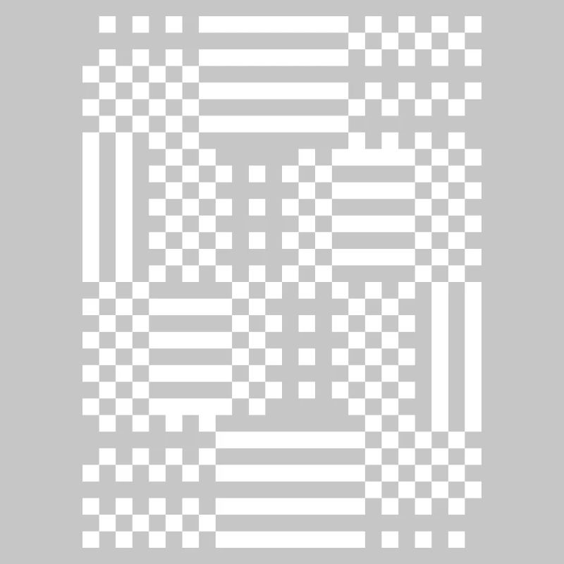 GridFlux Monochrome Optical Pattern