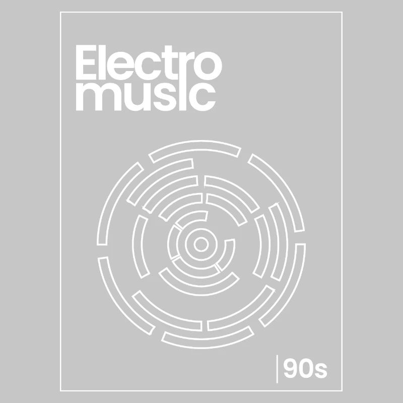 Electro Maze 90s Techno Tee