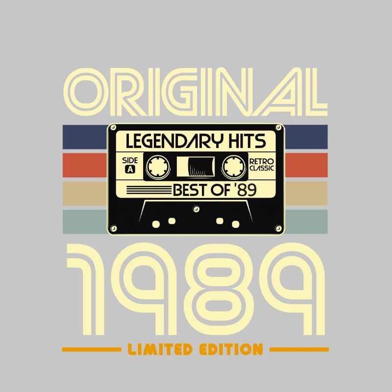Original 1989 Retro Cassette