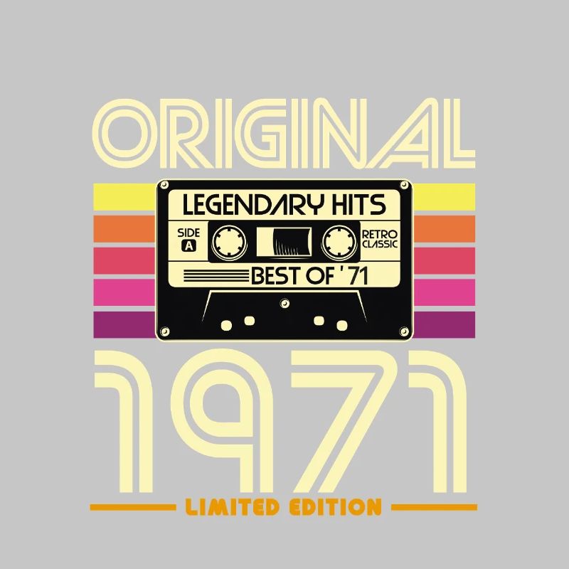 Cassette rétro 1971 Édition limitée