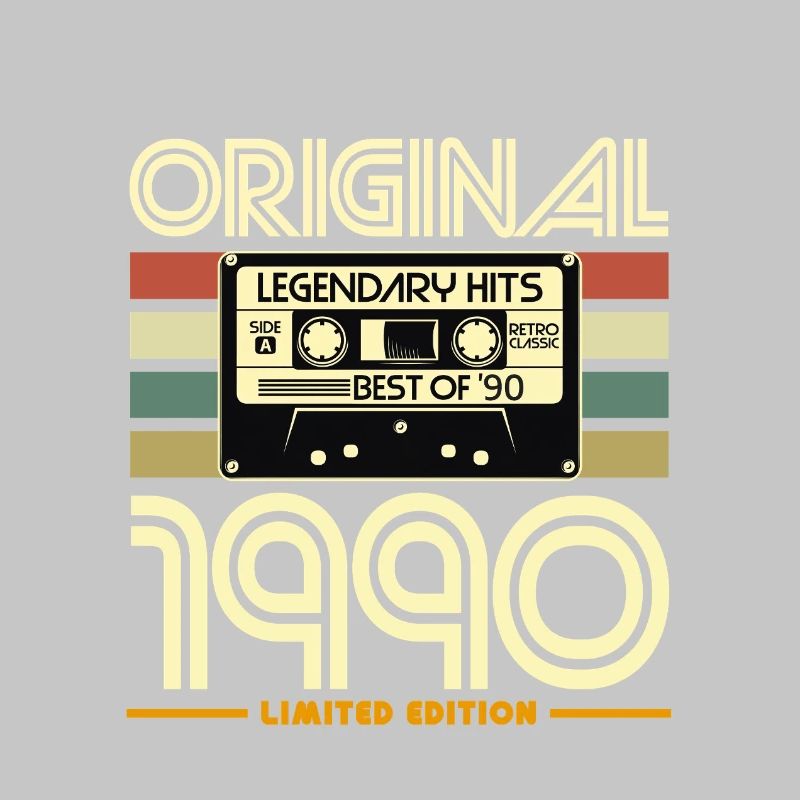 Original 1990 Rétro Cassette Édition