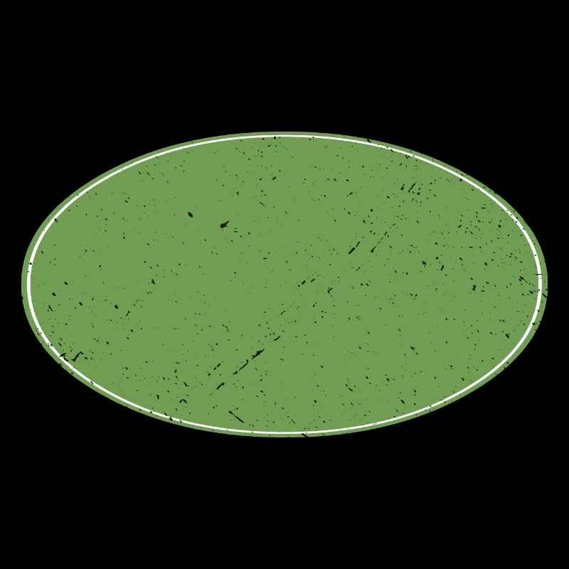 Oval background dirty green