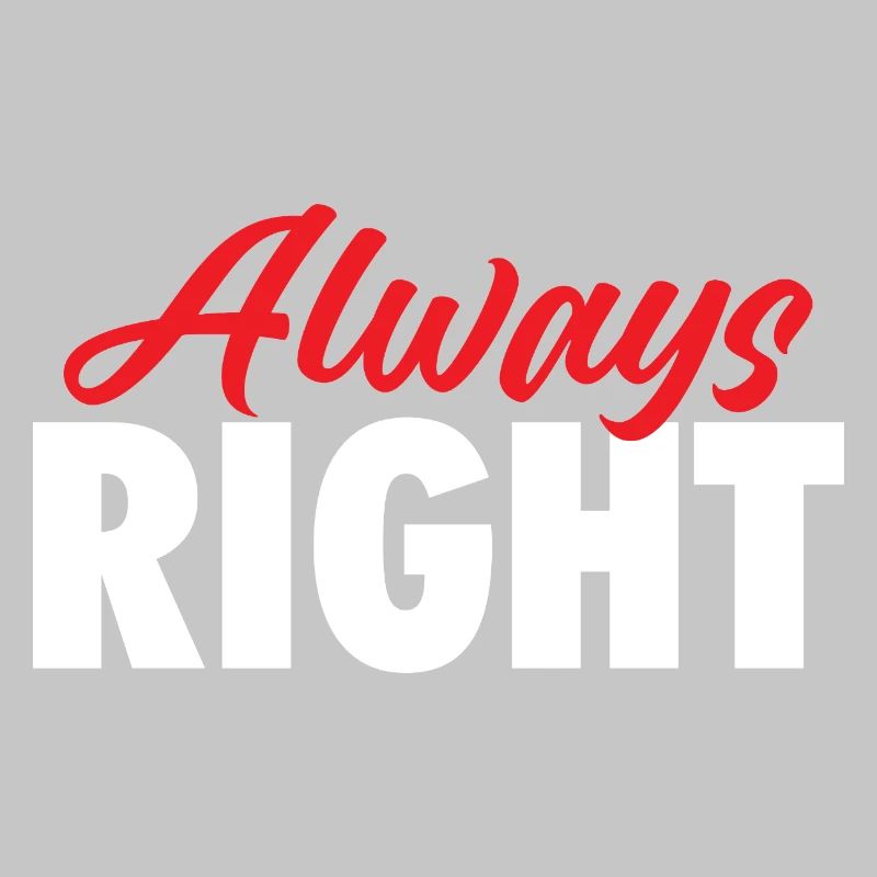 Always Right Valentinstags-Paar-Witz