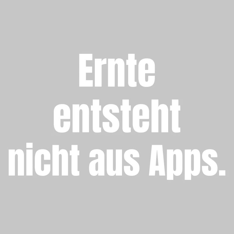Harvest doesn't come from apps.