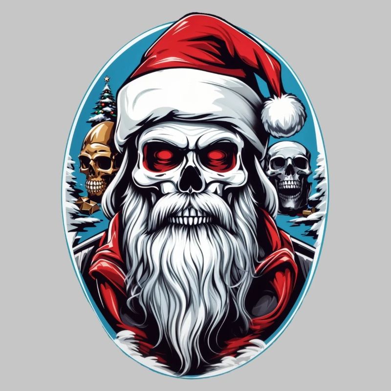 Weihnachtsmann Skull