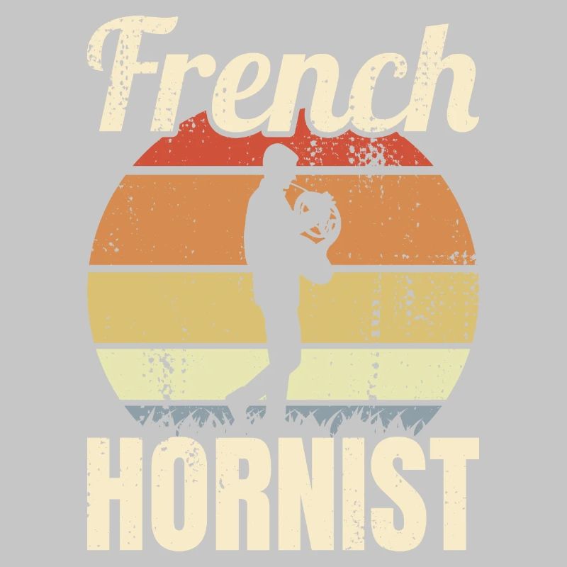 Corniste français look vintage