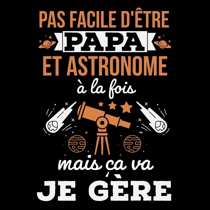 Papa et astronome