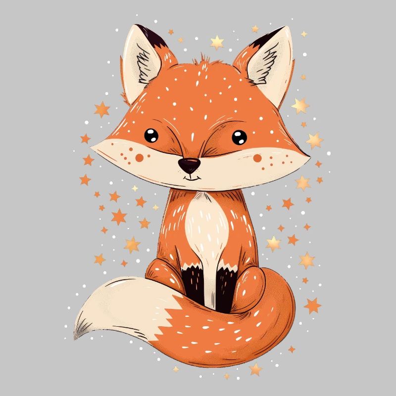 Fuchs mit Sternen