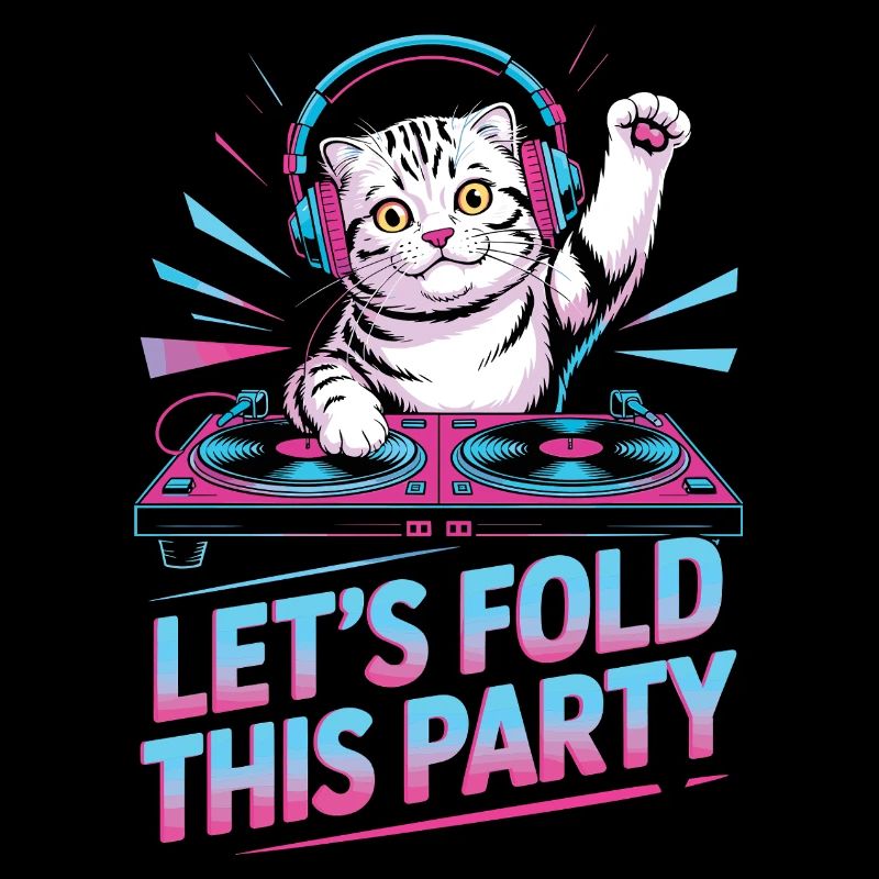 DJ Humor Tier Schottisch Fold Chat