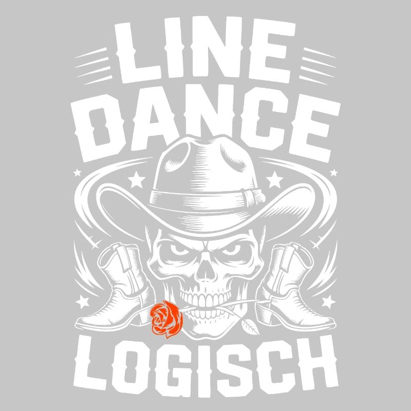 Line Dance Logical Skull