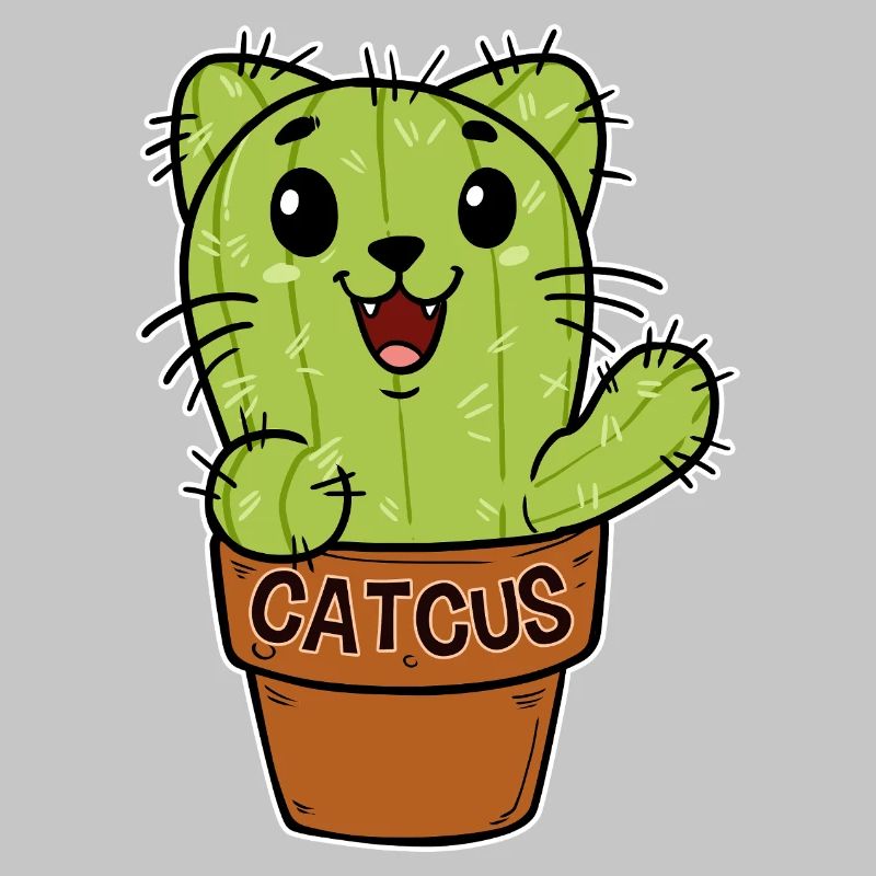 Cat Cactus Kitten Cacti