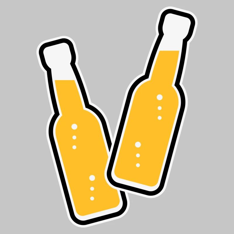 2 Flaschen Stoßen An (Limonade Softdrink / POS 3C)