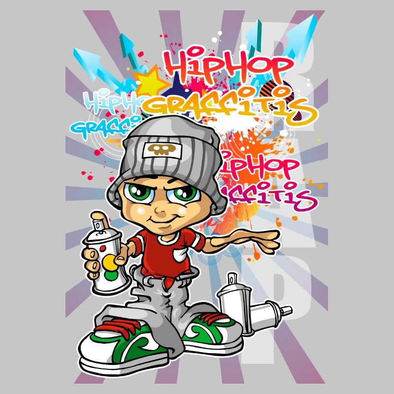 Junge Graffiti