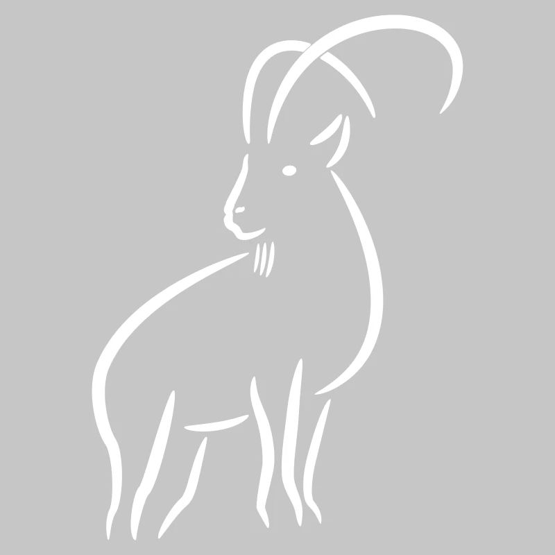 Capricorne dessin à trait