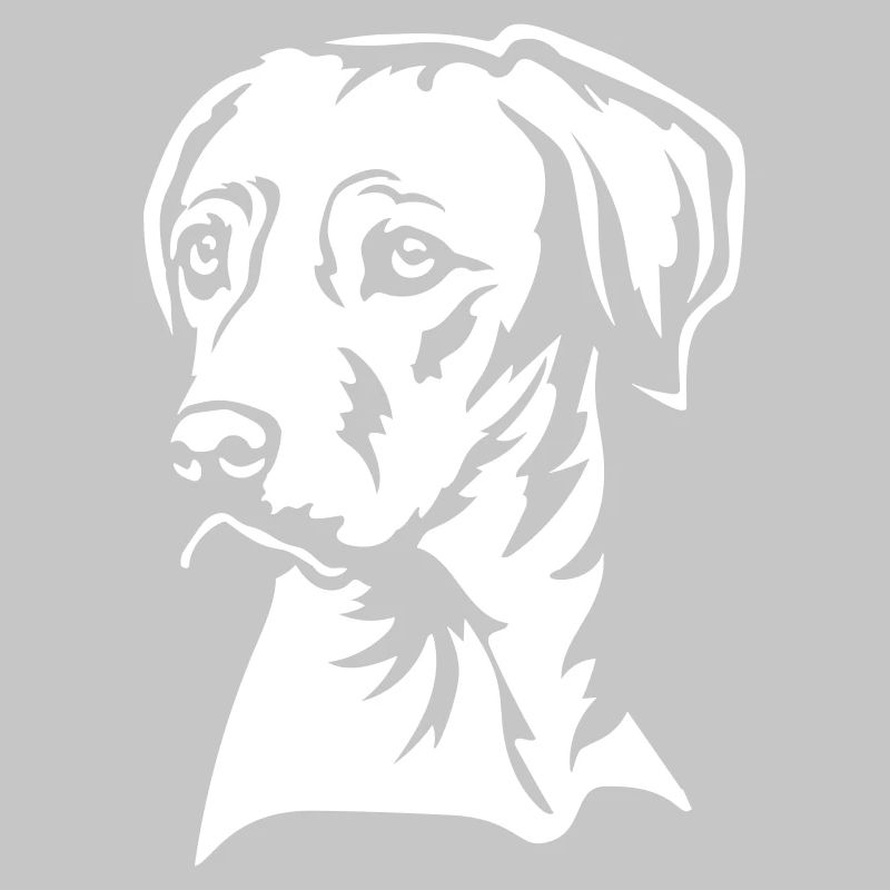 Rhodesian Ridgeback Head « Black Edition »