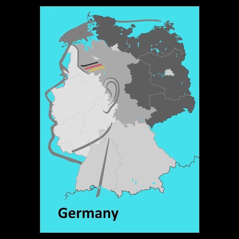 Germany Gradient Map