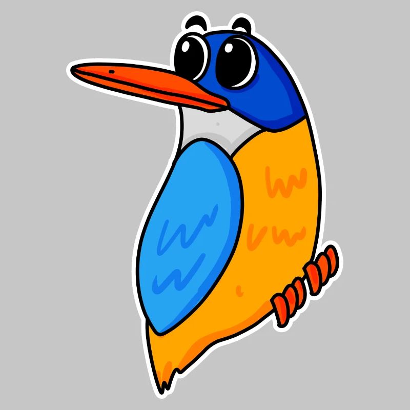 Niedlicher Eisvogel