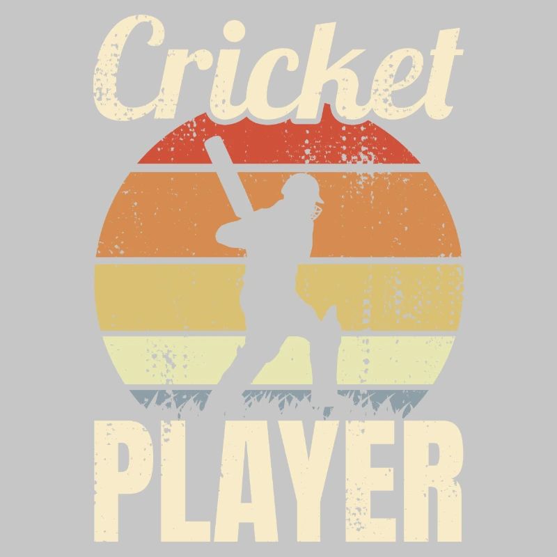Vintage Cricket Player
