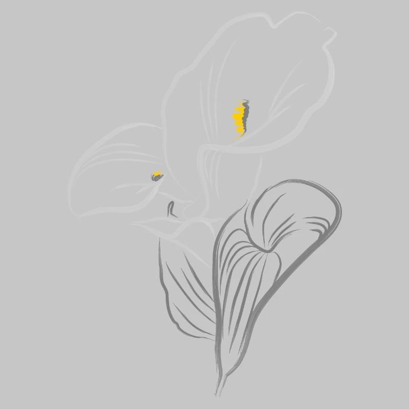 CALLA YELLOW-GREY