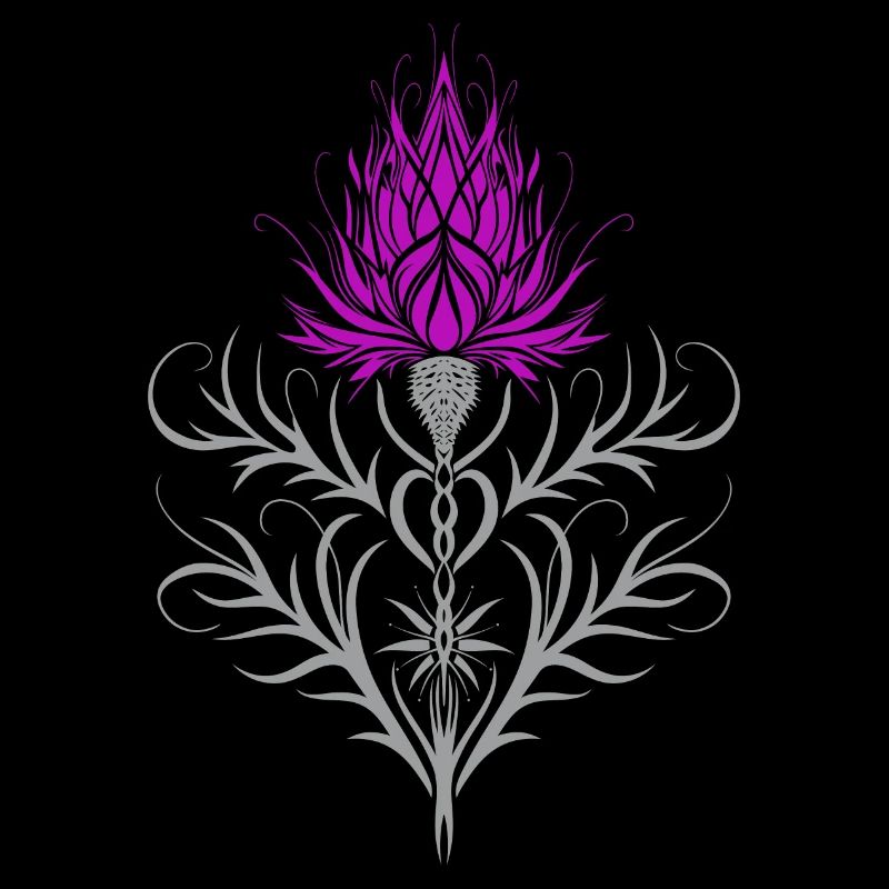 Distel Tattoo Chardon Ecossais Art Botanique