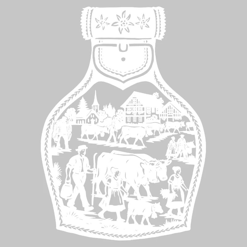 Alpabfahrt white