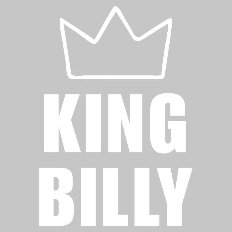 King Billy Crown Shirt – Name beginnt mit B