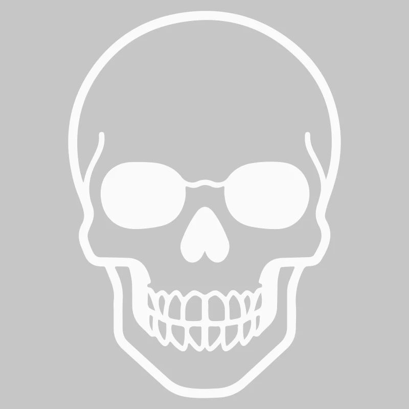 Minimalist Totenkopf Design
