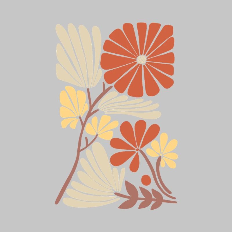 Boho Blumen Muster