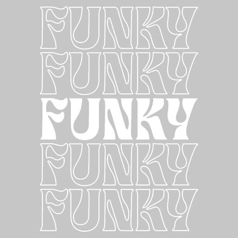 Funky Repeating Text Pattern