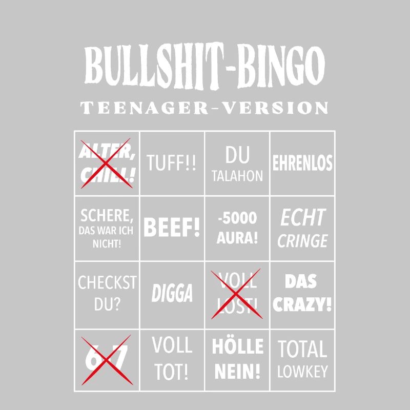 Bingo à la connerie – Version ado