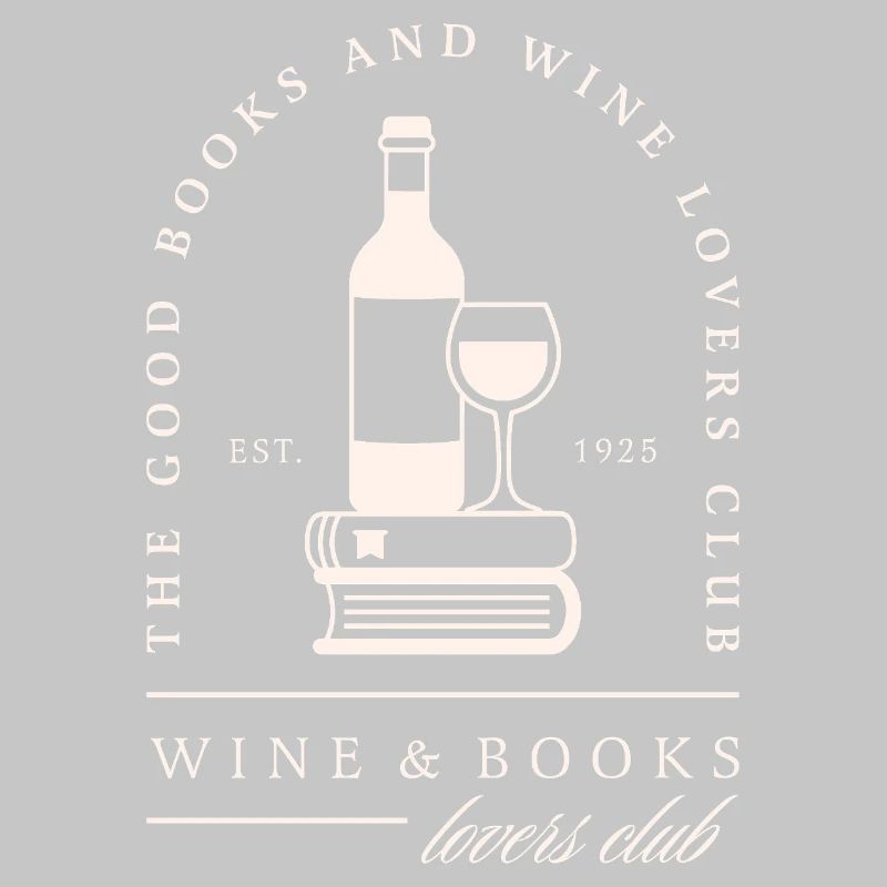 Wine and books lovers club funny reader gift
