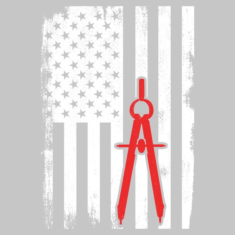 Architecture USA Flag