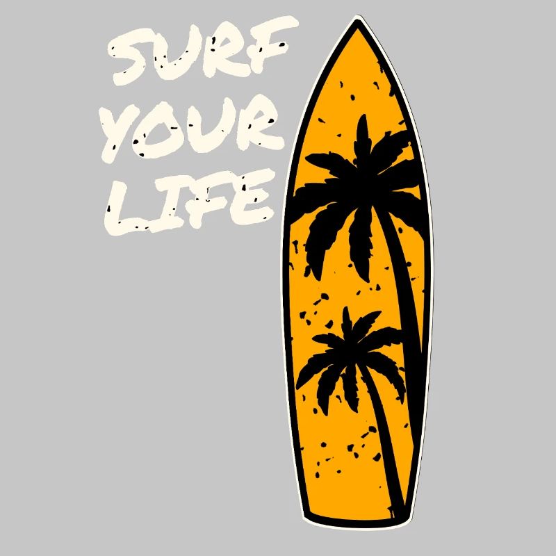 Devise de la vie de surfeur