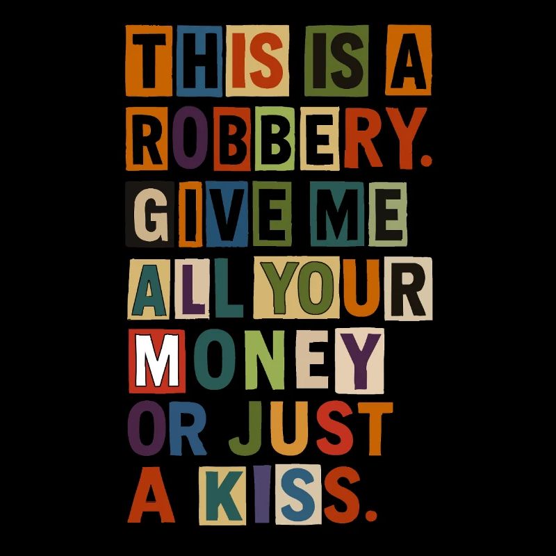 Ransom Note Bold Typography Tee