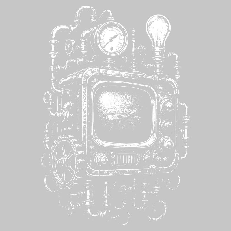 Steampunk-Fernseh-Engine