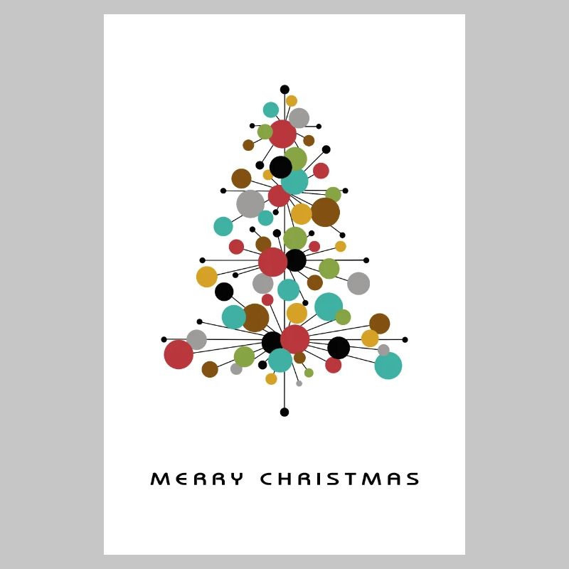 Christmas tree modern
