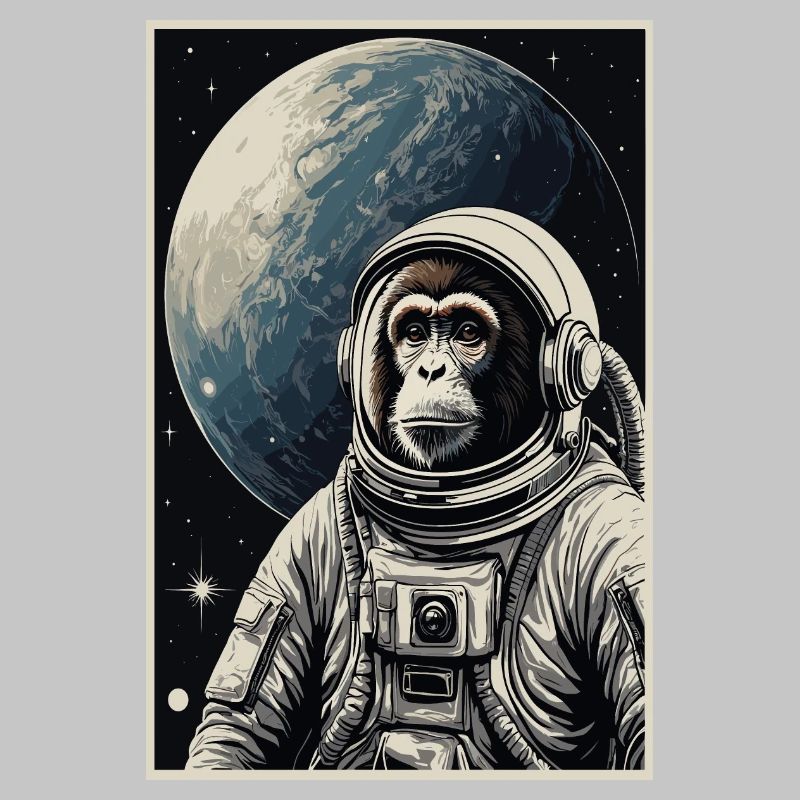 Singe astronaute