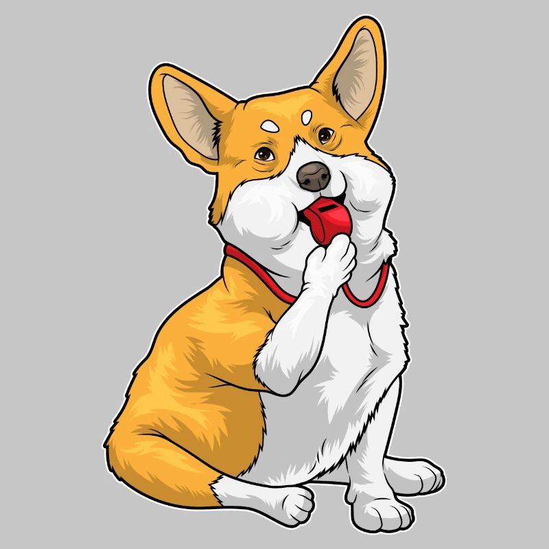 Corgi Sifflet d’arbitre