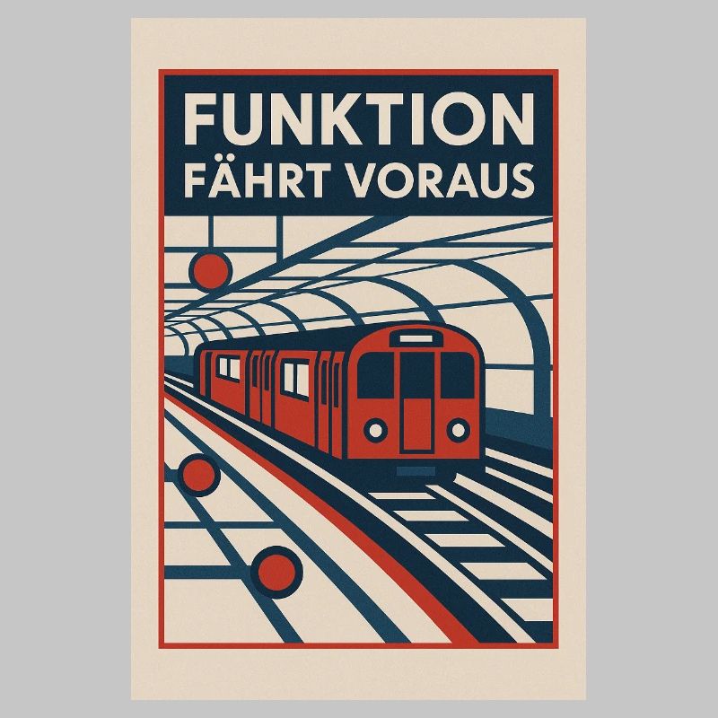 Subway Bauhaus 1930s Function Goes Ahead Retro