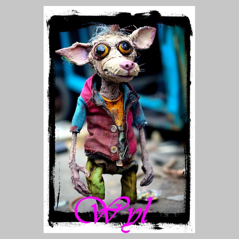 Gutted Gremlin Vintage Charm Punk Doll