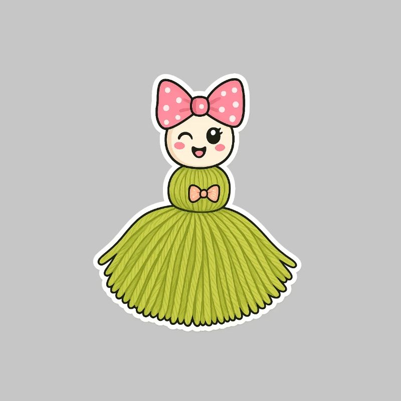 Poupée pompon Stella